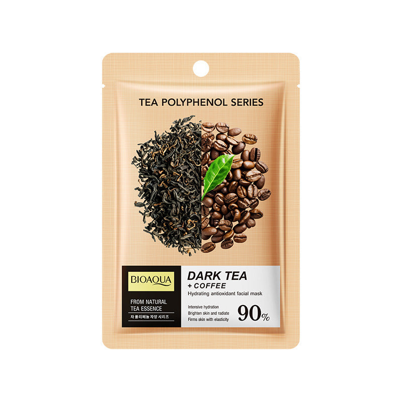 BIOAQUA Black Tea & Coffee Face Mask – Energizing & Firming