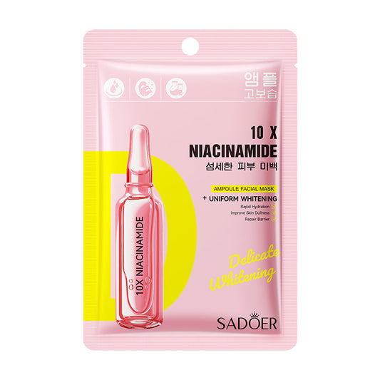 SADOER 10X Niacinamide Face Mask – Brightening & Skin Tone Balance