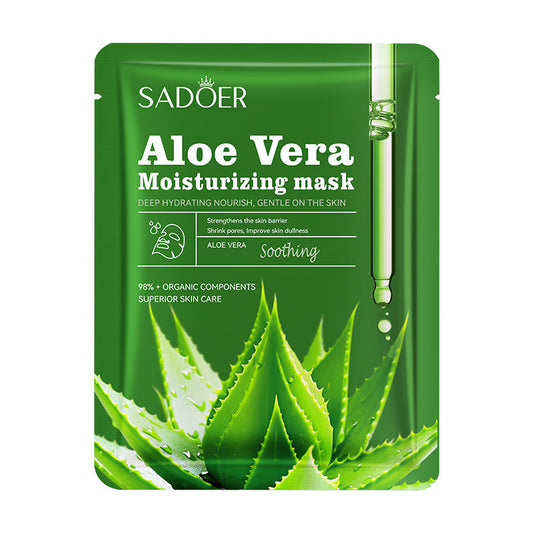 SADOER Aloe Face Mask – Hydrating & Soothing