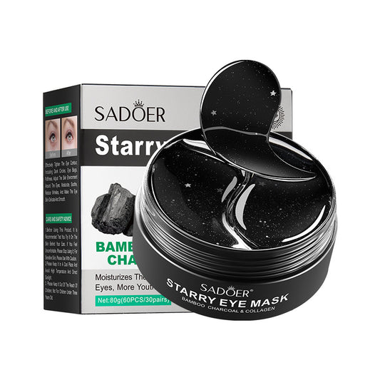 SADOER Charcoal Starry Eye Patches – Detoxifying & Brightening