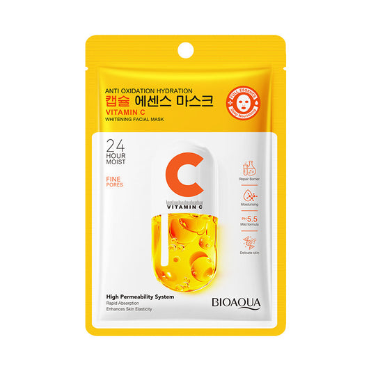 BIOAQUA Vitamin C Face Mask – Brightening & Antioxidant Boost