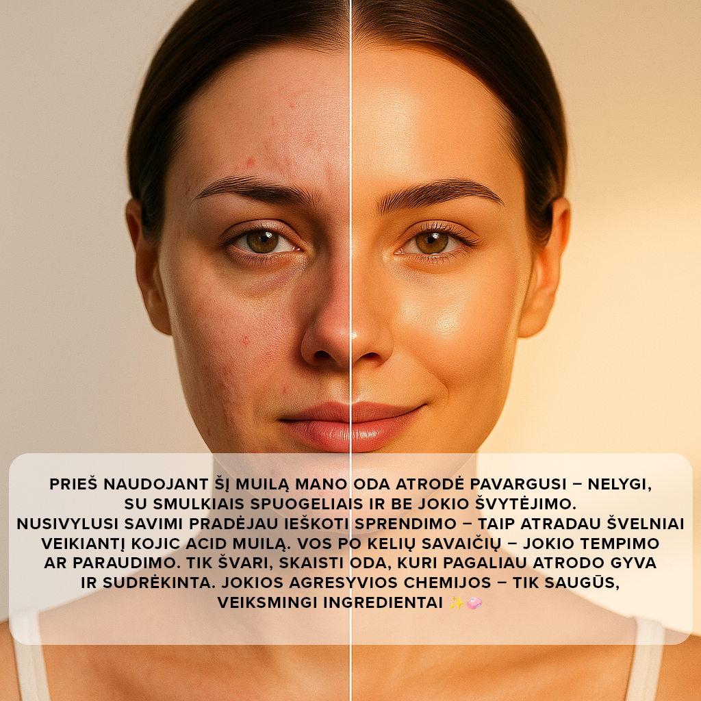 Friendlyglów Kojic Acid & Turmeric Brightening Soap