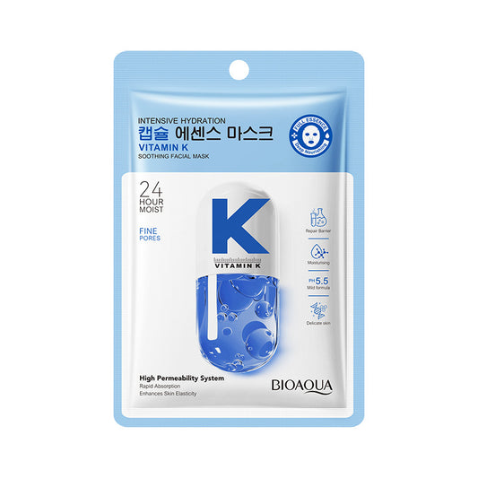 BIOAQUA Vitamin K Face Mask – Calming & Restorative