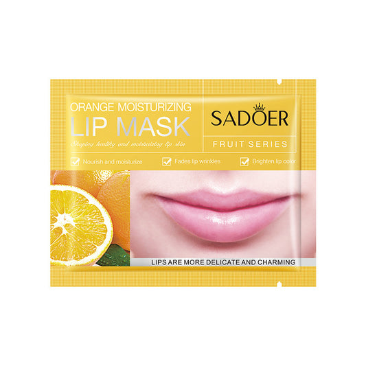 SADOER Orange Lip Mask – Vitamin C Radiance