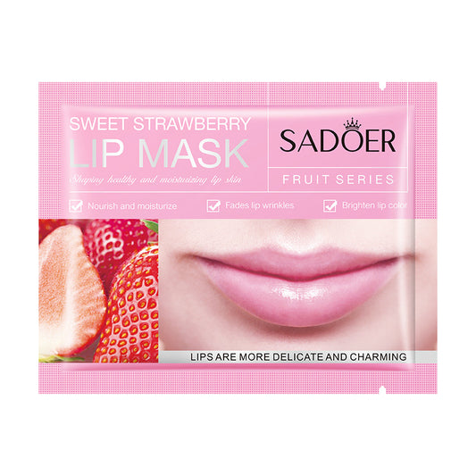SADOER Strawberry Lip Mask – Soft & Supple Glow