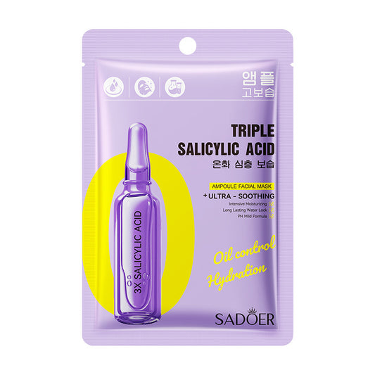 SADOER 3x Salicylic Acid Face Mask – Soothing & Moisturizing