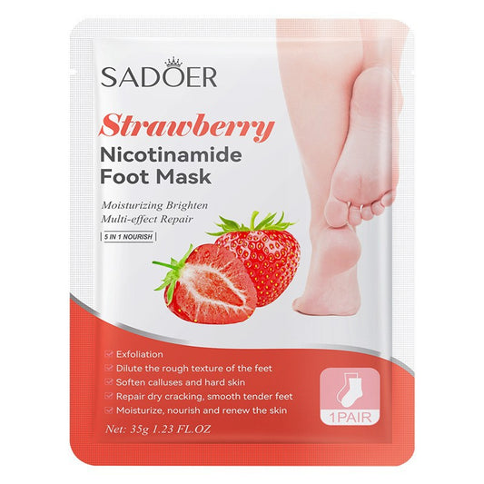 SADOER Strawberry Foot Mask – Refresh & Repair